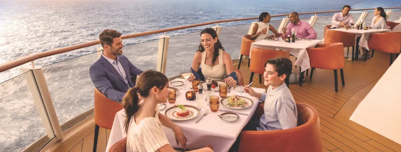 Famille à bord d'une Costa Croisière