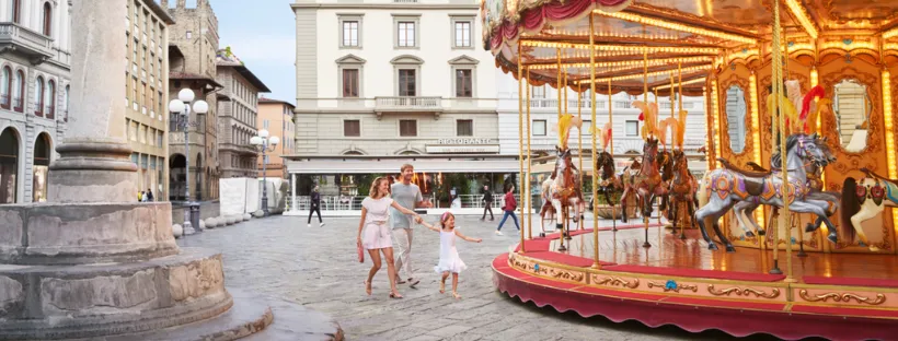 famille en escale lors d'une croisière