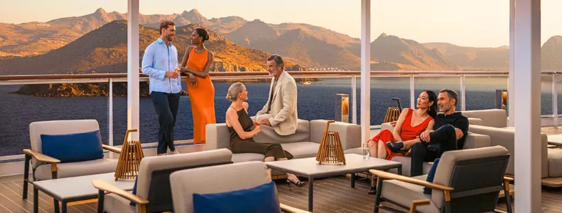 groupe sur une croisière de luxe 