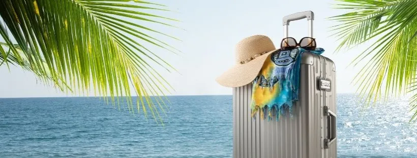 valises pour partir en croisière en Méditerranée