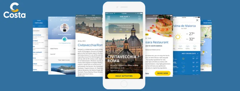 Application Costa interface 