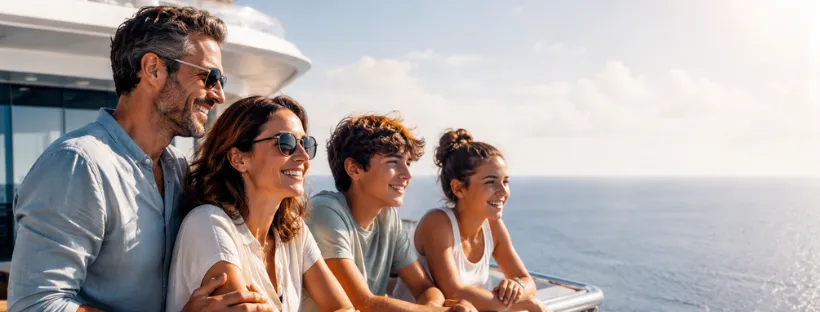 Faire une croisière avec des adolescents
