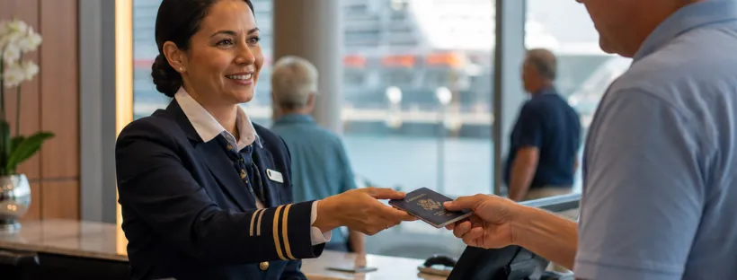 Passeport retenu par la compagnie de croisière