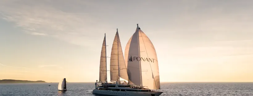 Voilier Le Ponant en mer