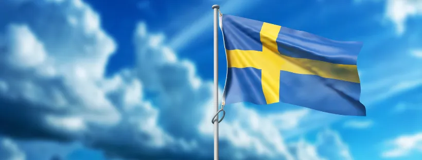 drapeau de la suède 