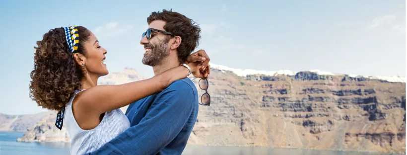 Couple lors d'une croisière 