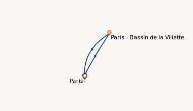 Itinéraire de la croisière Réveillon prestigieux - Paris en habits de fête (PAM_NYEAPP)
