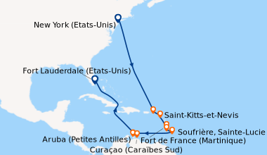 Itinéraire de la croisière New York (Etats-Unis), En mer, En mer, En mer...