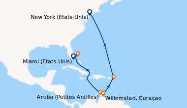 Itinéraire de la croisière Miami (Etats-Unis), Celebration Key, Grand Ba...