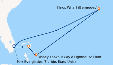 Itinéraire de la croisière Port Everglades (Floride, Etats-Unis), En mer...