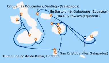 Itinéraire de la croisière San Cristobal (Îles Galapados), Kicker Rock (...