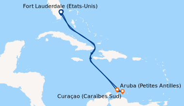 Itinéraire de la croisière Fort Lauderdale (Etats-Unis), En mer, En mer,...