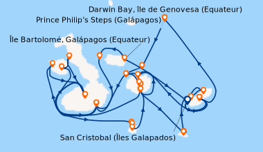 Itinéraire de la croisière San Cristobal (Îles Galapados), Kicker Rock (...