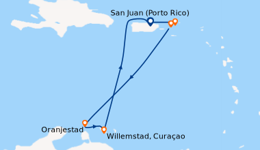 Itinéraire de la croisière San Juan (Porto Rico), Tortola (Roadtown - Îl...