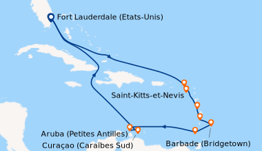 Itinéraire de la croisière Fort Lauderdale (Etats-Unis), En mer, En mer,...