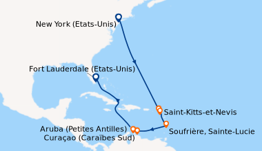 Itinéraire de la croisière New York (Etats-Unis), En mer, En mer, En mer...