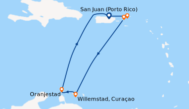 Itinéraire de la croisière San Juan (Porto Rico), Tortola (Roadtown - Îl...