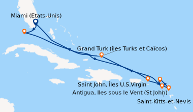 Itinéraire de la croisière Miami (Etats-Unis), Key West (Floride), En me...
