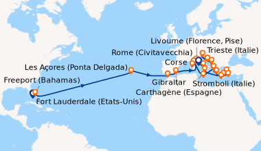 Itinéraire de la croisière Fort Lauderdale (Etats-Unis), En mer, En mer,...