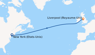 Itinéraire de la croisière New York (Etats-Unis), En mer, En mer, En mer...