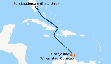 Itinéraire de la croisière Fort Lauderdale (Etats-Unis), En mer, En mer,...