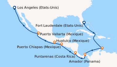 Itinéraire de la croisière Fort Lauderdale (Etats-Unis), En mer, En mer,...