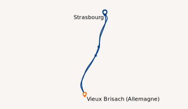 Itinéraire de la croisière L'Alsace pittoresque et gourmande (SBS_PP)