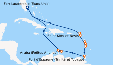 Itinéraire de la croisière Fort Lauderdale (Etats-Unis), En mer, En mer,...