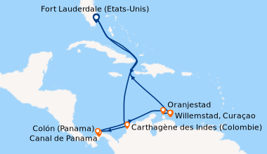 Itinéraire de la croisière Fort Lauderdale (Etats-Unis), En mer, En mer,...