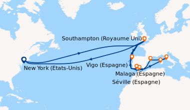 Itinéraire de la croisière New York (Etats-Unis), En mer, En mer, En mer...