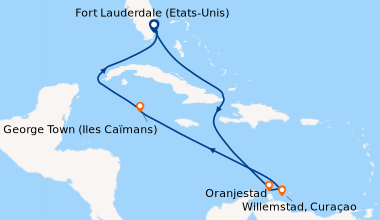Itinéraire de la croisière Fort Lauderdale (Etats-Unis), En mer, En mer,...