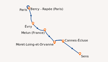 Itinéraire de la croisière Escales royales et cités médiévales, croisière sur la Petite Seine, à la rencontre de l'histoire de France (formule port/port) (PSN_RCAIPP)