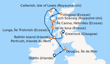 Itinéraire de la croisière D'Anvers à Budapest - Un voyage transeuropéen au fil de l'eau (formule port/port) (AAS_PP)