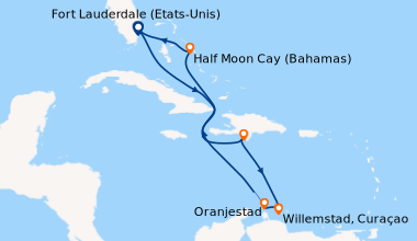 Itinéraire de la croisière Fort Lauderdale (Etats-Unis), En mer, En mer,...