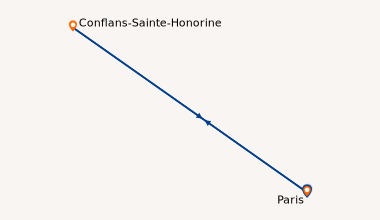 Itinéraire de la croisière Festival d'automne : le Paris mythique (PFI_FESPP2)