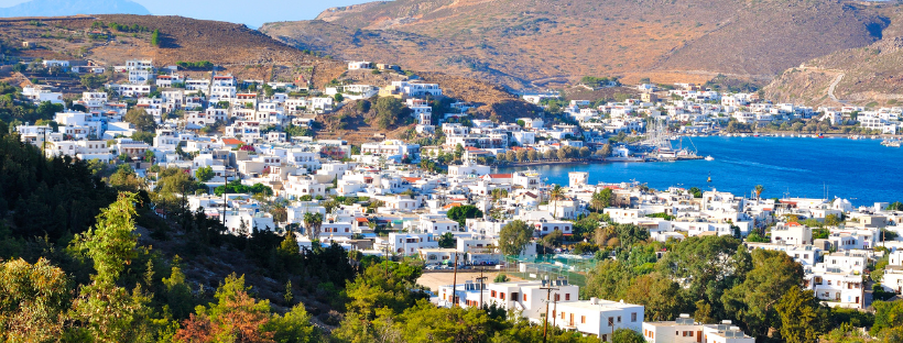 escale à Paros lors d'une croisière 