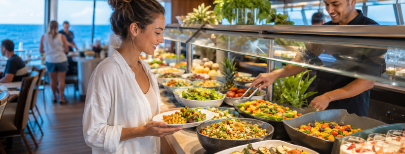 Buffet navire de croisi&egrave;re