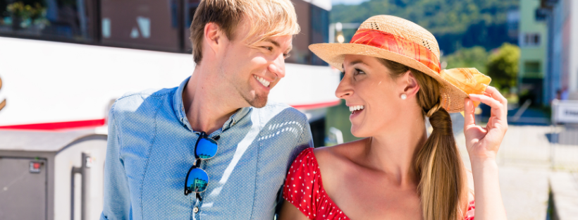 Couple durant une escale