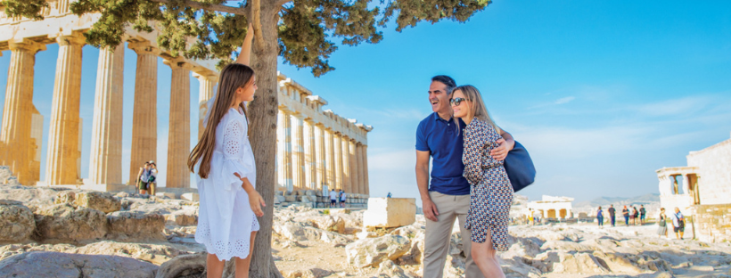Famille à Athènes