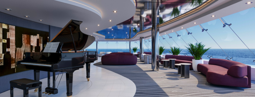 Top Sail Lounge MSC Poesia Yacht Club 
