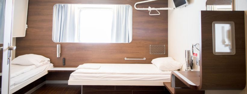 Cabine adaptée aux personnes en mobilité réduite