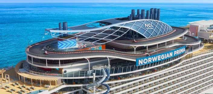 bateau norwegian cruise line karting