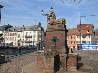 fontaine de la Licorne à Saverne