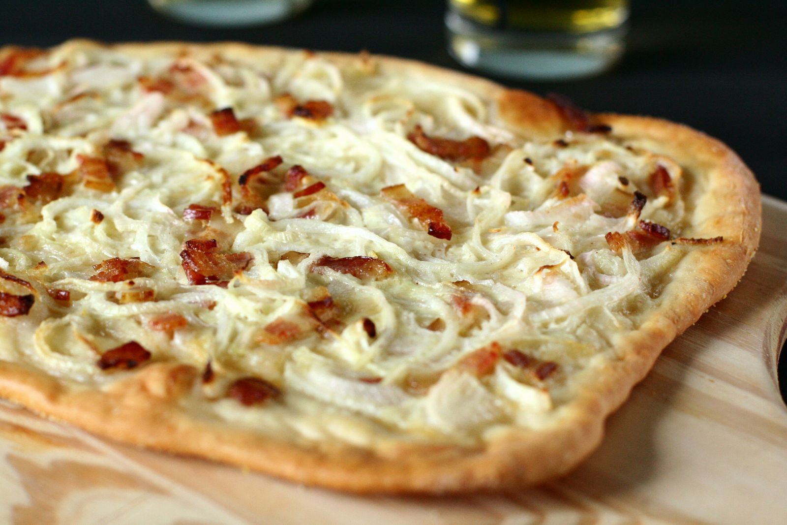 La tarte flambée alsacienne