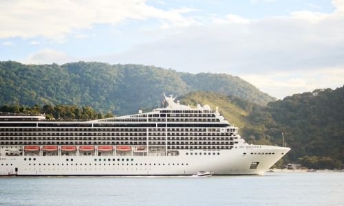 Le MSC Magnifica voguant sur les flots