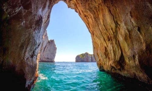 Grotte Bleue à Capri en Italie