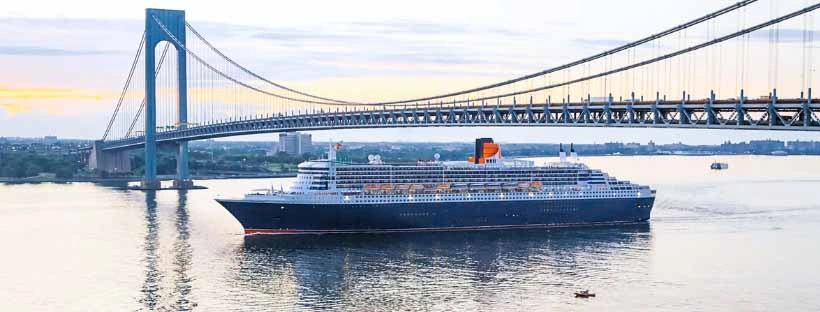 queen mary 2 &agrave; New york