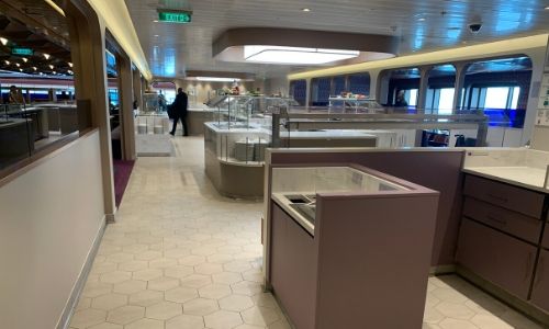 Espace buffet dans le restaurant