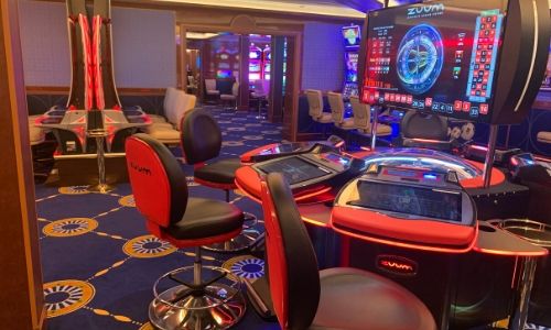 L'intérieur du Casinon du paquebot