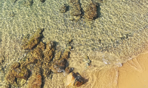 La plage d'Ajaccio